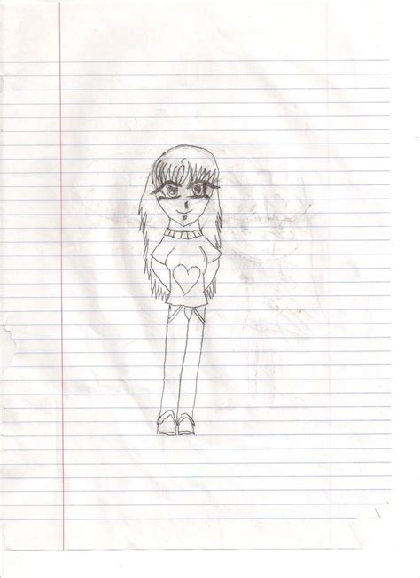 My First Anime Drawing By Ashleythehedgehog23 On Deviantart