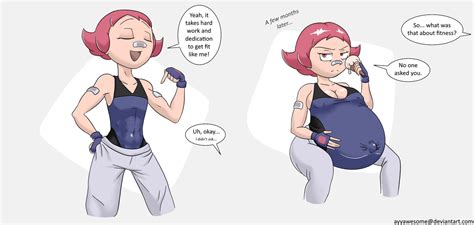 That Other Fit Pokemon Trainer Pregnant Maylene By Ayyawesome On Deviantart
