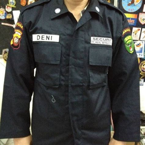 Baju Satpam Pdl Seragam Satpam Pdl Security Bordir Baju Celana