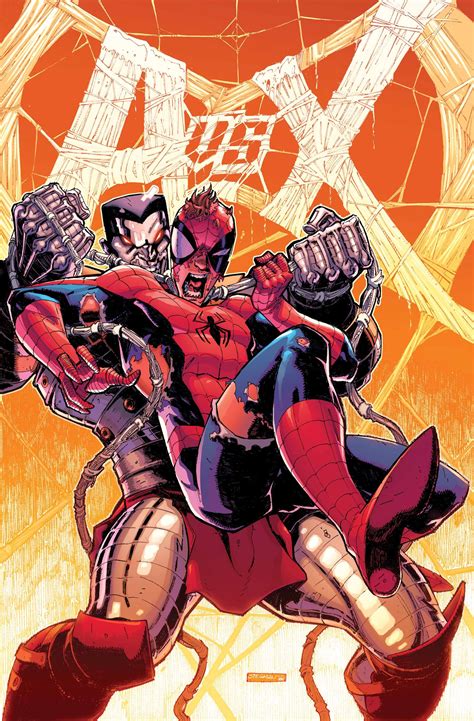 spiderman fan art avengers vs x men 9 variant cover by ryan stegman aw yeah it s