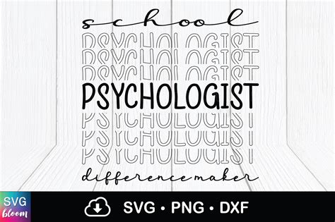 School Psychologist Difference Maker Graphic By Svg Bloom · Creative