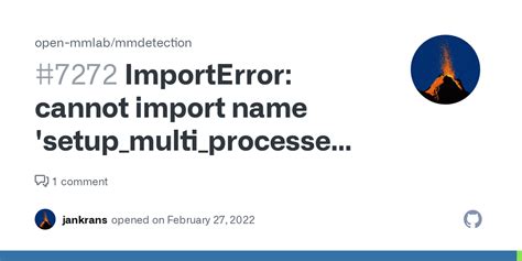 Importerror Cannot Import Name Setup Multi Processes From Mmdet