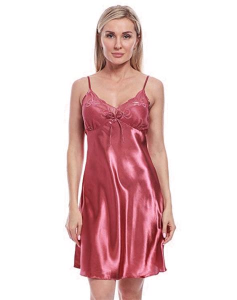 bellismira sexy lace satin chemise nightwear full slip silk sleepwear padded unpadded sleep