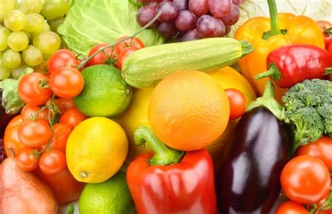 Bright Background Of Fruits And Vegetables Stock Photo By ©alinamd