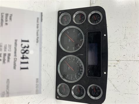 Kenworth Instrument Cluster Speedometer Tachometer Q43 1117 2 2 101 Ebay