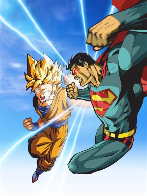 Superman Vs Goku By Xikinight On Deviantart