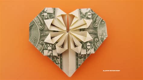 Origami Heart Out Of Money Origami