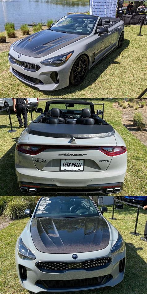 Worlds Only Kia Stinger Convertible Looks Sensational A Dealer In