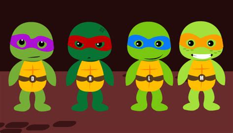 Ninja Turtle Babies By Chronicdoodler On Deviantart