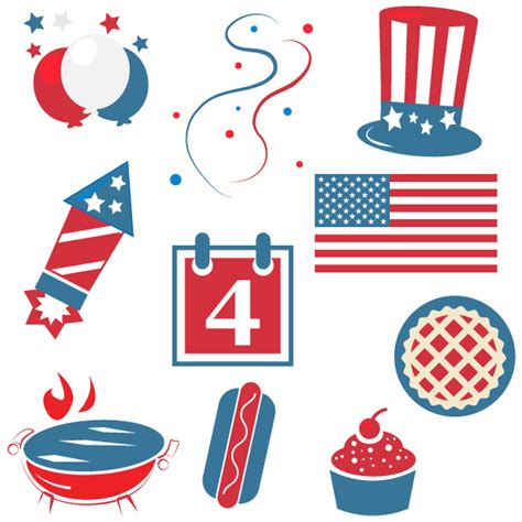 Happy Fourth Of July Download Free Vector Art Free Vectors