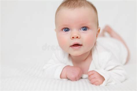 Baby Smiling Stock Image Image Of Child Adorable Babies 61755023