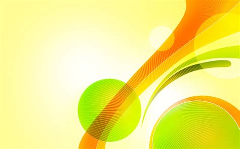 Abstract Design Bright Yellow Green Orange 1920x1200 Wide