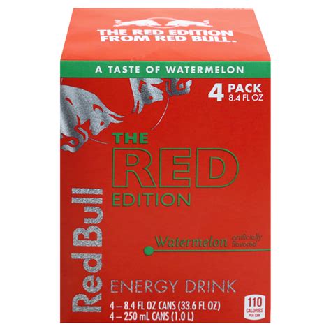 Save On Red Bull The Red Edition Energy Drink Watermelon 4 Ct Order Online Delivery Stop And Shop