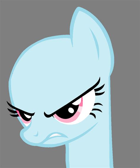 Angry Pony By Bronybase On Deviantart