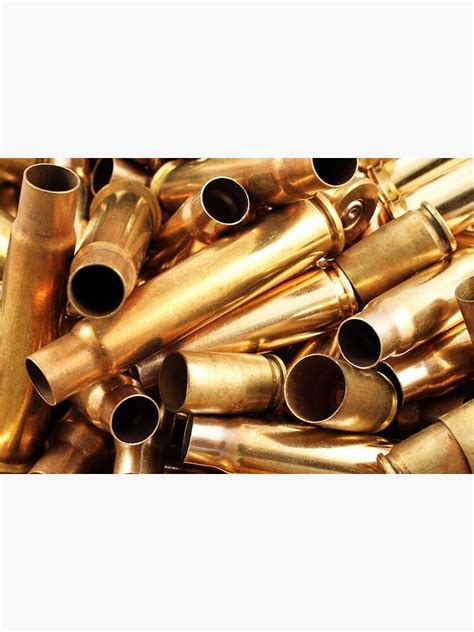 Empty Used Assorted Spent Brass Bullet Casings Poster For Sale By