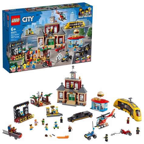 Lego City Main Square 60271 Cool Building Toy For Kids 1517 Pieces
