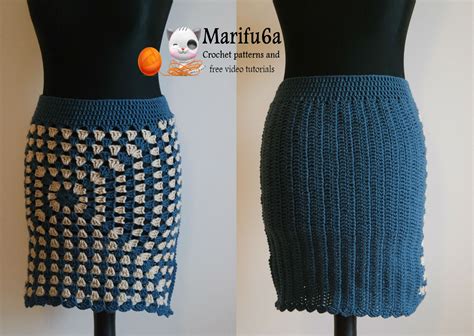 How To Crochet Easy Warm Skirt For Beginners Free Tutorial Pattern