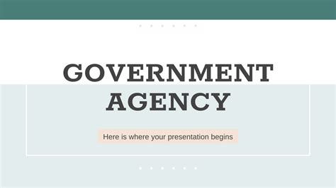 Government Slides Template