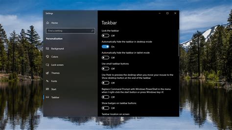 Customize Windows Taskbar Setting To Fit In Everything