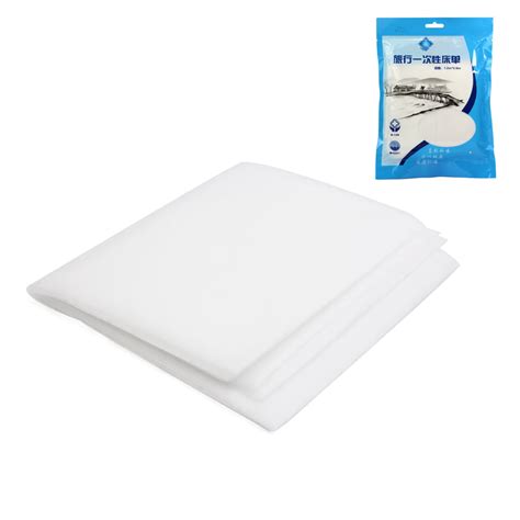 White Non Woven Disposable Portable Travel Hotel Bed Sheets Cover 39ft