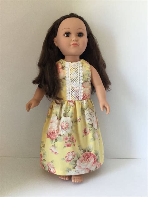 18 Inch Doll Fits Like American Doll Party Dress Etsy Canada Doll