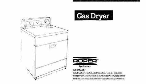 Free Read roper gas dryer repair manual Hardcover PDF - How to do