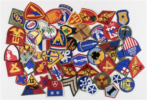 Lot Uniform Patches World War Ii And Later Uniform Patches 54