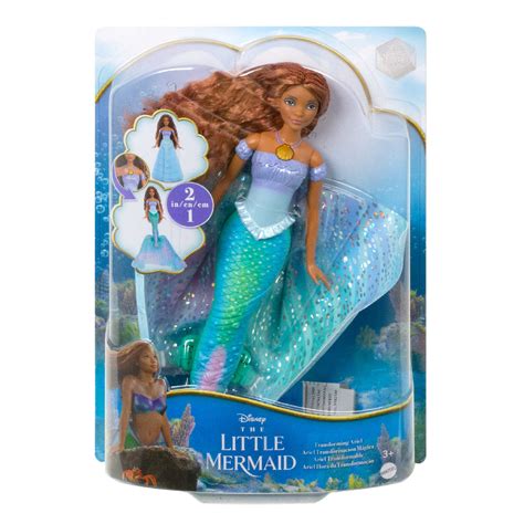 Disney The Little Mermaid Live Action Transforming Ariel Doll Toy