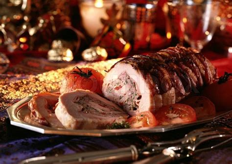 With the right guidance and skill set. Stock image of 'Gourmet food for Christmas dinner ...