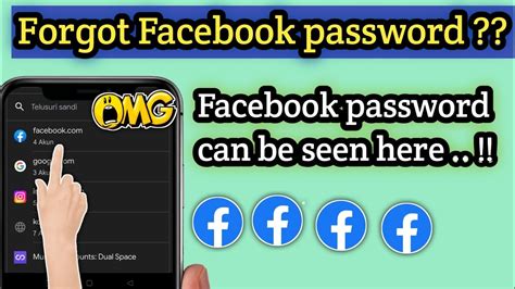 How To Find Out The Forgotten Facebook Account Password Youtube