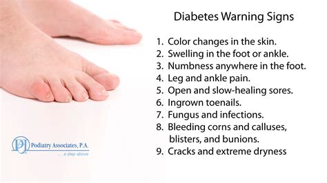 blog diabetes warning signs mvs podiatry associates