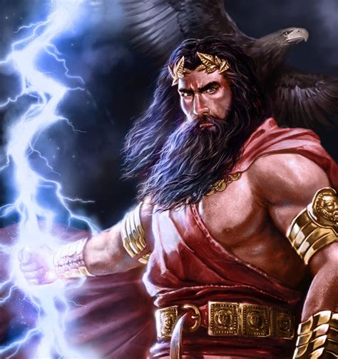 Zeus Jupiter Greek God King Of The Gods And Men Greek Gods And