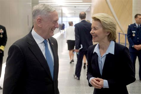 defense relationship highlights mattis meeting with german counterpart u s department of