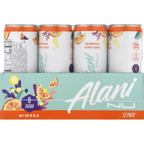 Alani Nu Energy Drink 1212 Fl Oz Case Mimosa Alani Nu Discount
