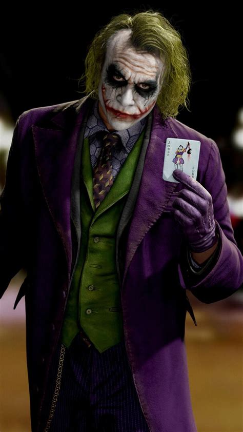 Heath Ledger Joker Phone Wallpaper