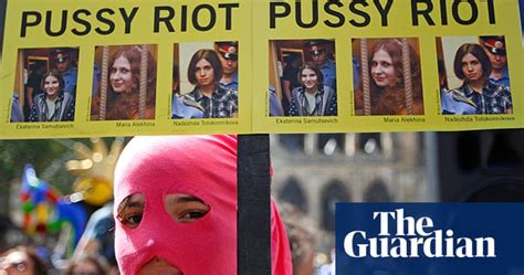 Pussy Riot Supporters Around The World Protest Against Prison Sentence