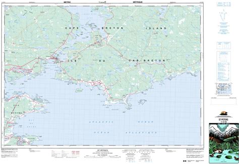 11f10 St Peters Topographic Map Nova Scotia Maps And More