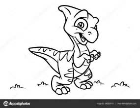 Download gratis een dinosaurus kleurplaat print hem uit en laat de kinderen deze inkleuren. Dinosaurus kleurplaat pagina cartoon illustraties ...