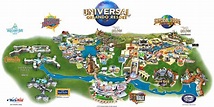 Universal Studios map - Universal Studios map Orlando (Florida - USA)