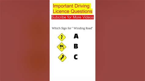 driving license test question 1 drivinglicenceexam canada youtube