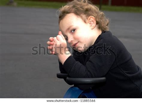 Young Boy Giving Sideways Sly Glance Stock Photo 11885566 Shutterstock