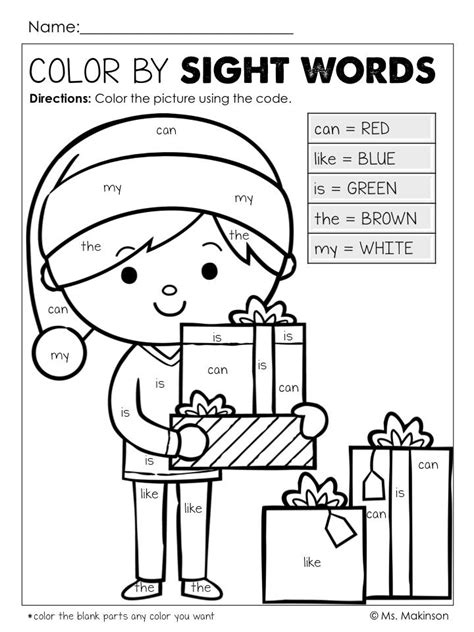 157 Best Christmas Sight Word Plans Images On Pinterest