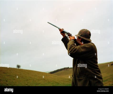 Pheasant Shooting Party On Estate In Wiltshire Stock Photo Alamy