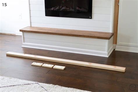 DIY Shiplap Electric Fireplace With Built In Bookshelves Free And Unfettered