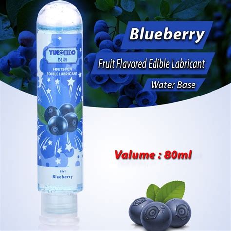 Oral Gel Sex Lube Fruit Flavor Water Based Blueberry Hot Sex Picture