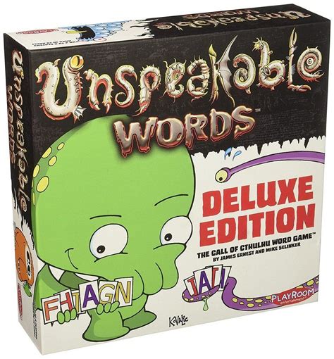 Call of cthulhu card game. Unspeakable Words Deluxe Edition | Card games, Call of cthulhu, Cthulhu