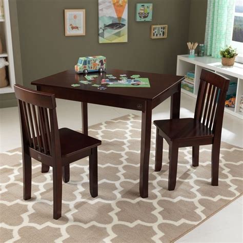 Maybe you would like to learn more about one of these? KidKraft Avalon Table II and 2 Chairs Set in Espresso - 26639