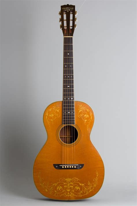 Washburn Model 5238 Deluxe Flat Top Acoustic Guitar 1930 Retrofret