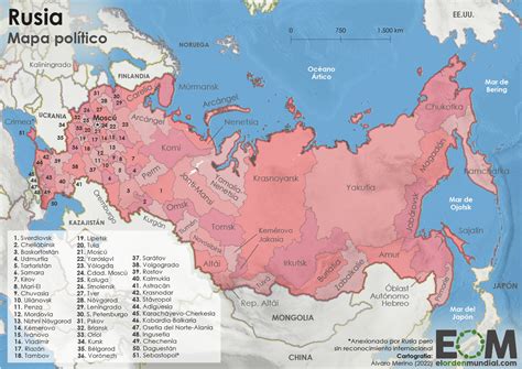 El Mapa Político De Rusia Mapas De El Orden Mundial Eom News Voice