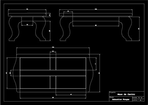 Coffee Table Dwg Block For Autocad • Designs Cad